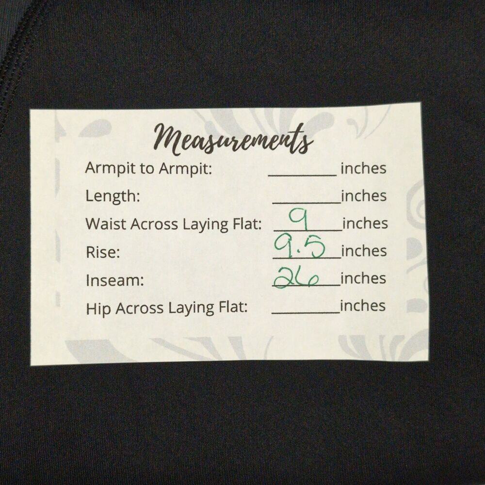NWT Offline By Aerie Black High Waisted 7/8 Leggings Seam Detailing Size S - Picture 12 of 12
